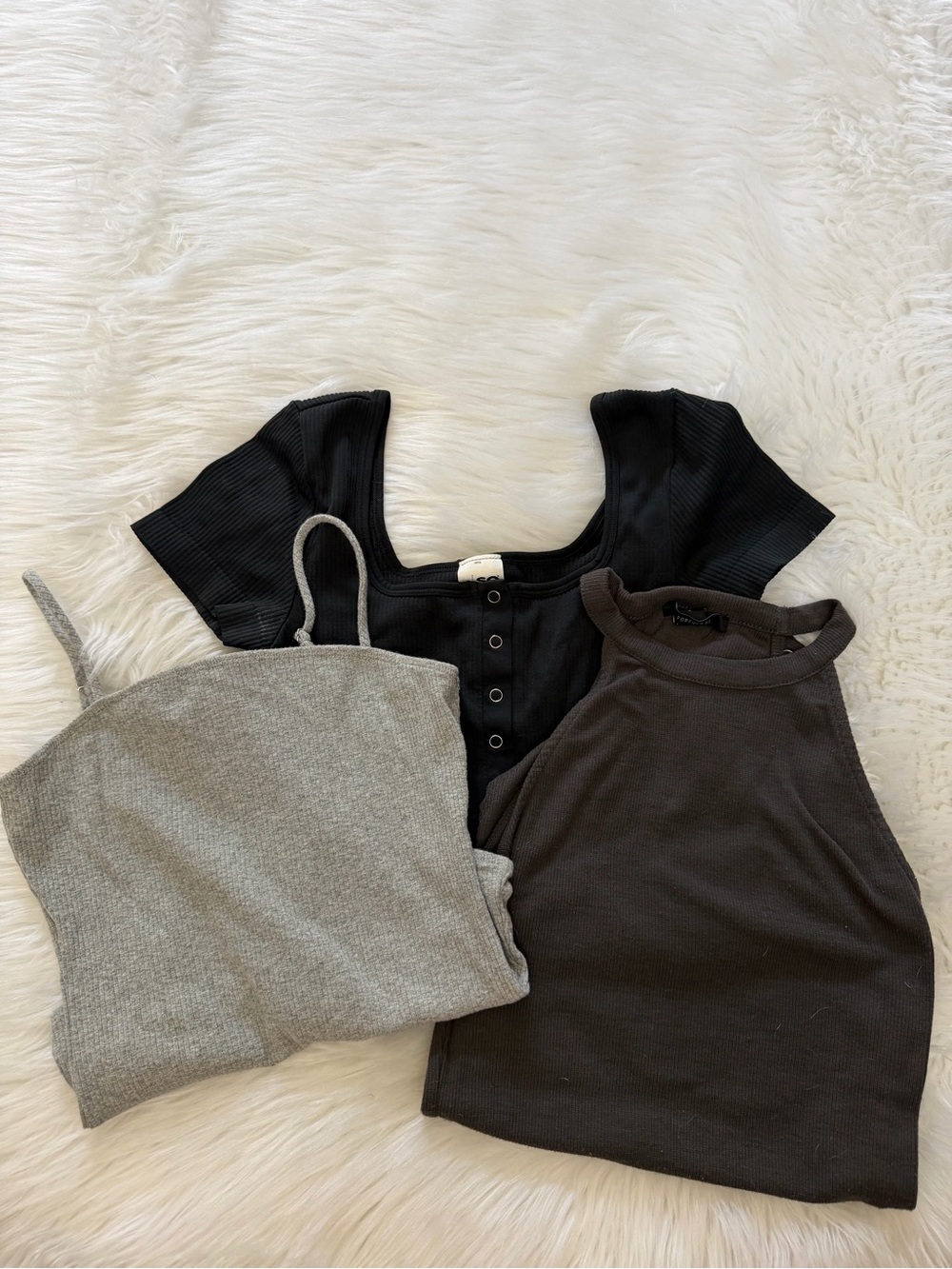 Three! Bodysuits Sz S